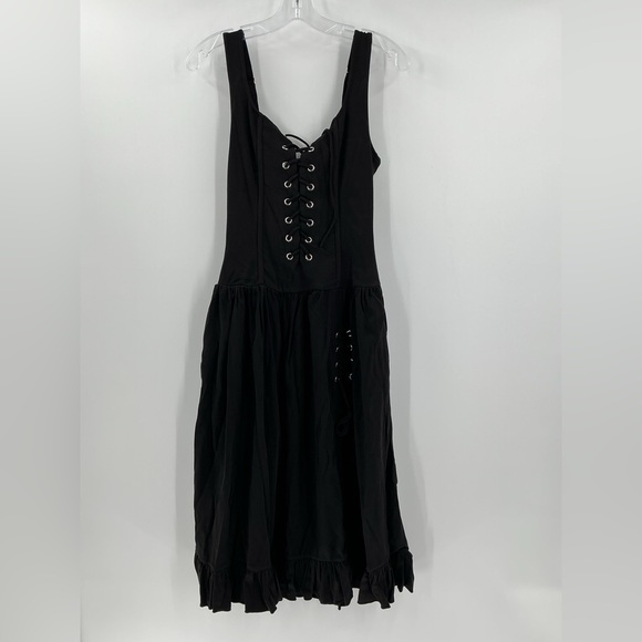 Forest ink Dollhouse Midi Dress new large - Picture 2 of 14